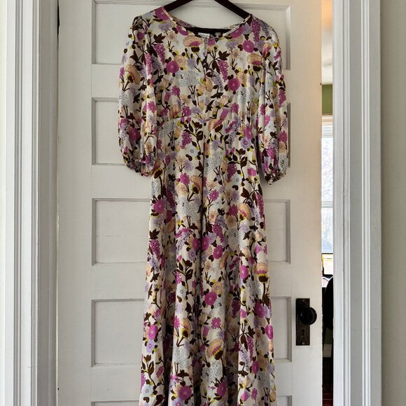 WEEKEND MaxMara Silk Floral Dress - Picture 8 of 8